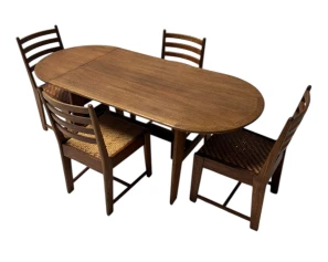 Modernist Art Deco Dining Room Table by Bas van Pelt for My Home, 1930s